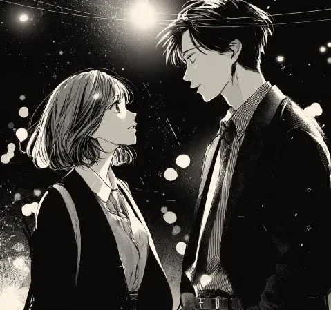 漫画分镜顺序示意图，展示多格画面从右到左、从上到下的阅读方向