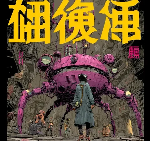 读者在分类书架间浏览漫画题材